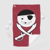 Friendly Jolly Roger Golfhanddoek (Insitu)