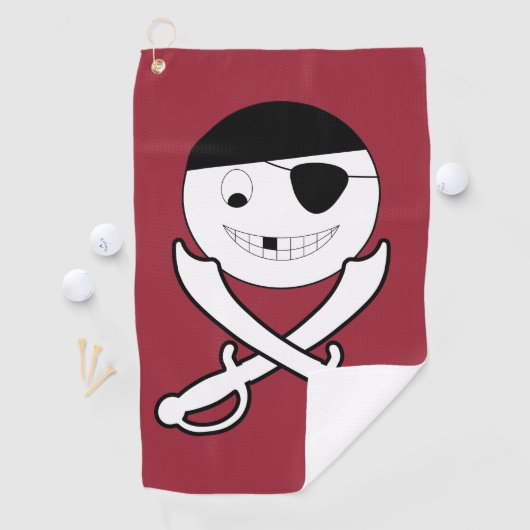 Friendly Jolly Roger Golfhanddoek (Insitu)