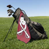 Friendly Jolly Roger Golfhanddoek (Groen)