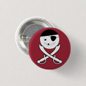 Friendly Jolly Roger Ronde Button 3,2 Cm (Voorkant /achterkant)