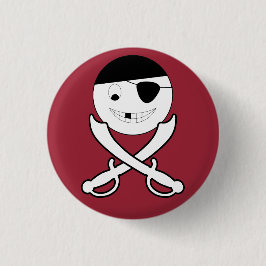 Friendly Jolly Roger Ronde Button 3,2 Cm
