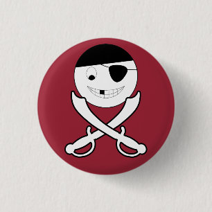 Friendly Jolly Roger Ronde Button 3,2 Cm