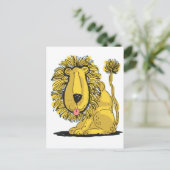 Friendly Lion Briefkaart (Staand voorkant)