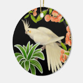 Friendly Lutino Cockatiel Ornament (Links)