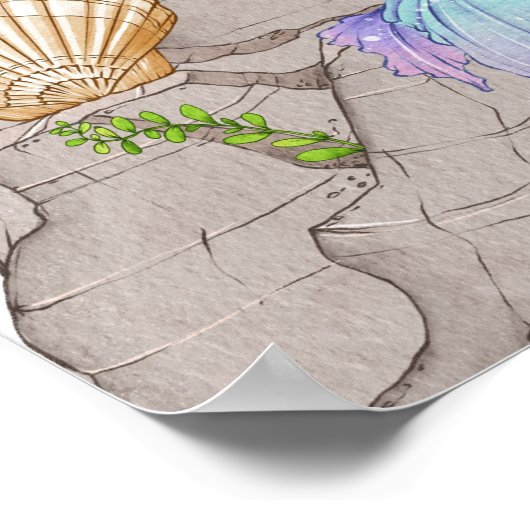 Friendly Mermaids Poster (Hoek)