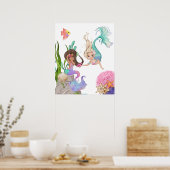 Friendly Mermaids Poster (Keuken)
