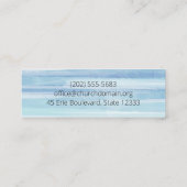 Friendly Mini Visitekaartje voor Kerk of Ministeri (Achterkant)