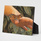 Friendly Monarch Butterfly Fotoplaat (Zijkant)