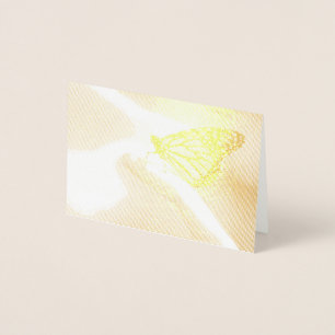 Friendly Monarch Note Card Folie Kaarten