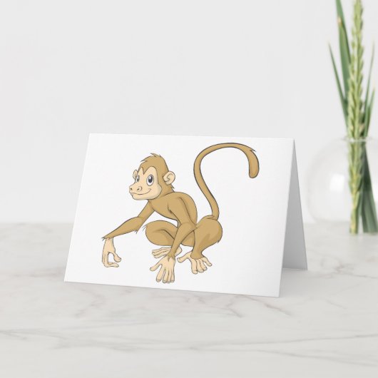 Friendly Monkey Kaart (Voorkant)