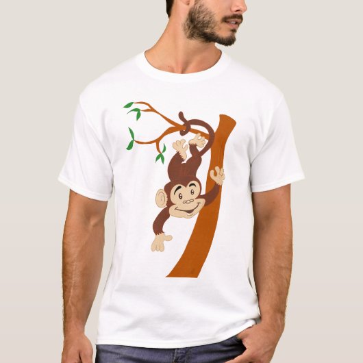 Friendly Monkey T-shirt (Voorkant)