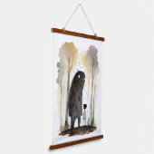 Friendly Monster Hangend Wandkleed (Gebogen)