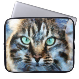 Friendly Ms Kat Laptop Slapje Laptop Sleeve