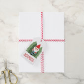 Friendly Mushroom Gnome Santa Trees Elf Cadeaulabel (Met Touw)
