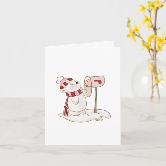 Friendly Note Valentijn Wenskaart Kaart (Gele Bloem)