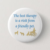 Friendly Pet Ronde Button 5,7 Cm (Voorkant)