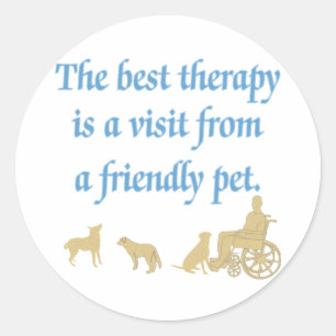 Friendly Pet Ronde Sticker