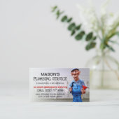 Friendly Plumbers & Plumbing Service Visitekaartje (Staand voorkant)