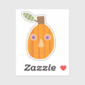 Friendly Pumpkin Sticker (Vel)