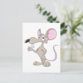 Friendly Rat Illustration Briefkaart (Staand voorkant)