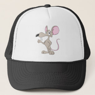Friendly Rat Illustration Trucker Pet