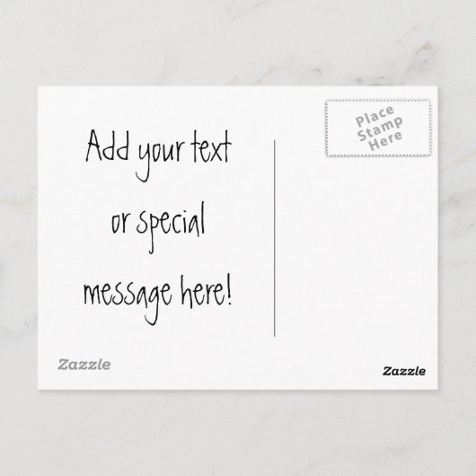 Friendly Reminder English Bulldog Briefkaarten (Achterkant)