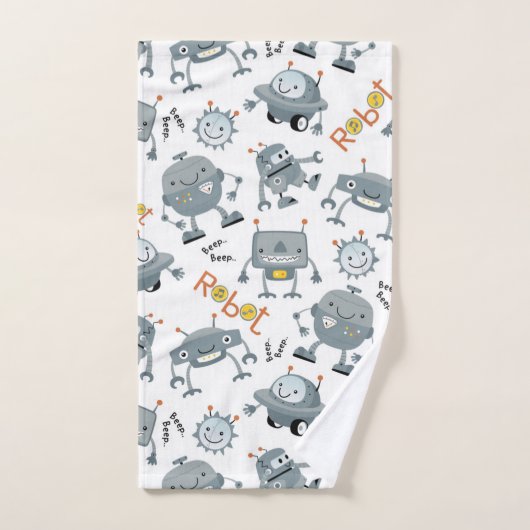 Friendly Robot Bad Handdoek (Handdoek)