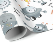 Friendly Robot Cadeaupapier (Rol Hoek)