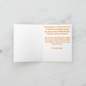 Friendly Robot is voor jou aan het bellen Kaart (Binnen)