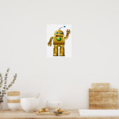 Friendly Robot Poster (Keuken)