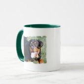 Friendly Rottweiler Coffee Mok (Voorkant links)