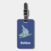 Friendly Shark Bagagelabel (Voorkant verticaal)