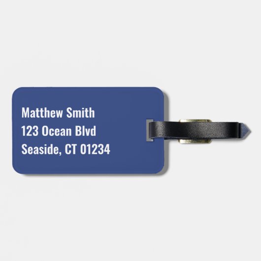 Friendly Shark Bagagelabel (Achterkant horizontaal)