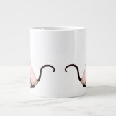 Friendly Siamese Cat Jumbo Mok (Voorkant)