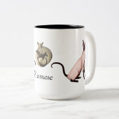 Friendly Siamese Cat  Mok (Voorkant rechts)