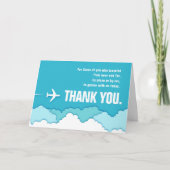 Friendly Skies | Afstandsreiziger Dank u Kaart (Voorkant)