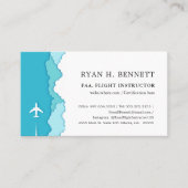 Friendly Skies | vlieginstructeur Visitekaartje (Voorkant)