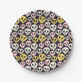 Friendly Skulls Paper Bord