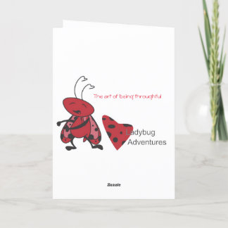 Friendly Squirrel Greeting Card Bedankkaart