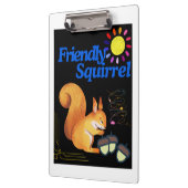 Friendly Squirrel verzamelt noten Klembord (Links)