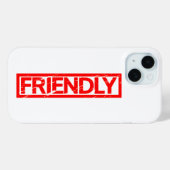 Friendly Stamp Case-Mate iPhone Case (Achterkant (horizontaal))