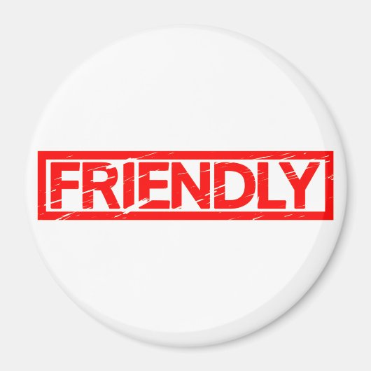 Friendly Stamp Magneet (Voorkant)
