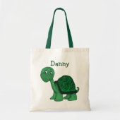 Friendly Turtle Canvas tas (Voorkant)
