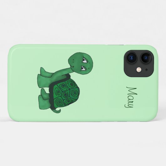 Friendly Turtle Case-Mate iPhone Case (Achterkant (horizontaal))