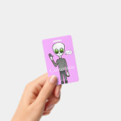 Friendly Waving Alien Thunder_Cove Badge (Handheld)