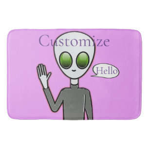 Friendly Waving Alien Thunder_Cove Badmat
