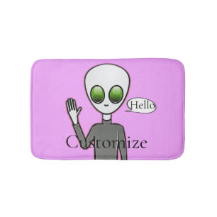 Friendly Waving Alien Thunder_Cove Badmat