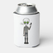 Friendly Waving Alien Thunder_Cove Blikjeskoeler (Blikje Achterkant)