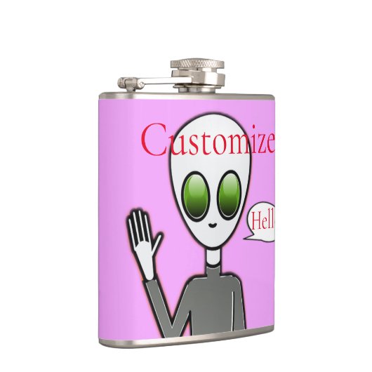 Friendly Waving Alien Thunder_Cove Heupfles (Rechts)