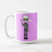 Friendly Waving Alien Thunder_Cove Koffiemok (Links)
